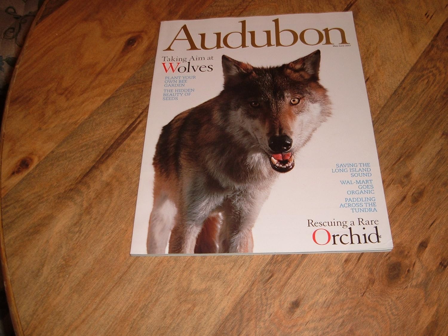 May-June 2007 issue:Taking Aim At Wolves Audubon