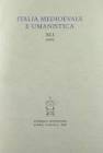 Italia medioevale e umanistica Volume 41 (2000).